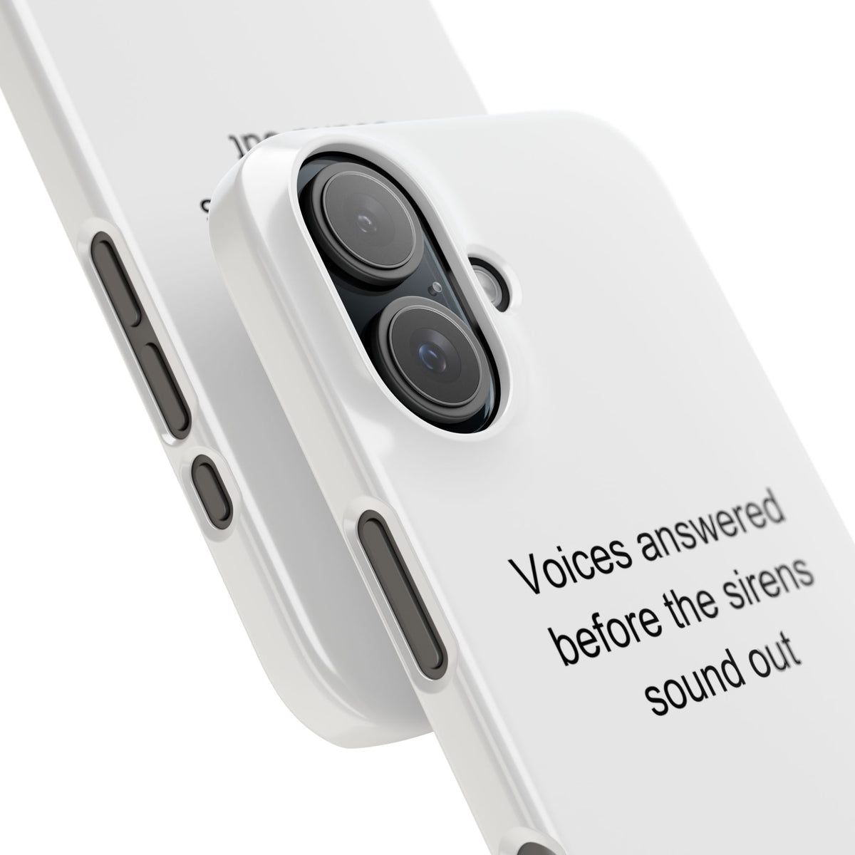 911 Dispatcher Phone Case - Voices Answered Before the Sirens Sound Out