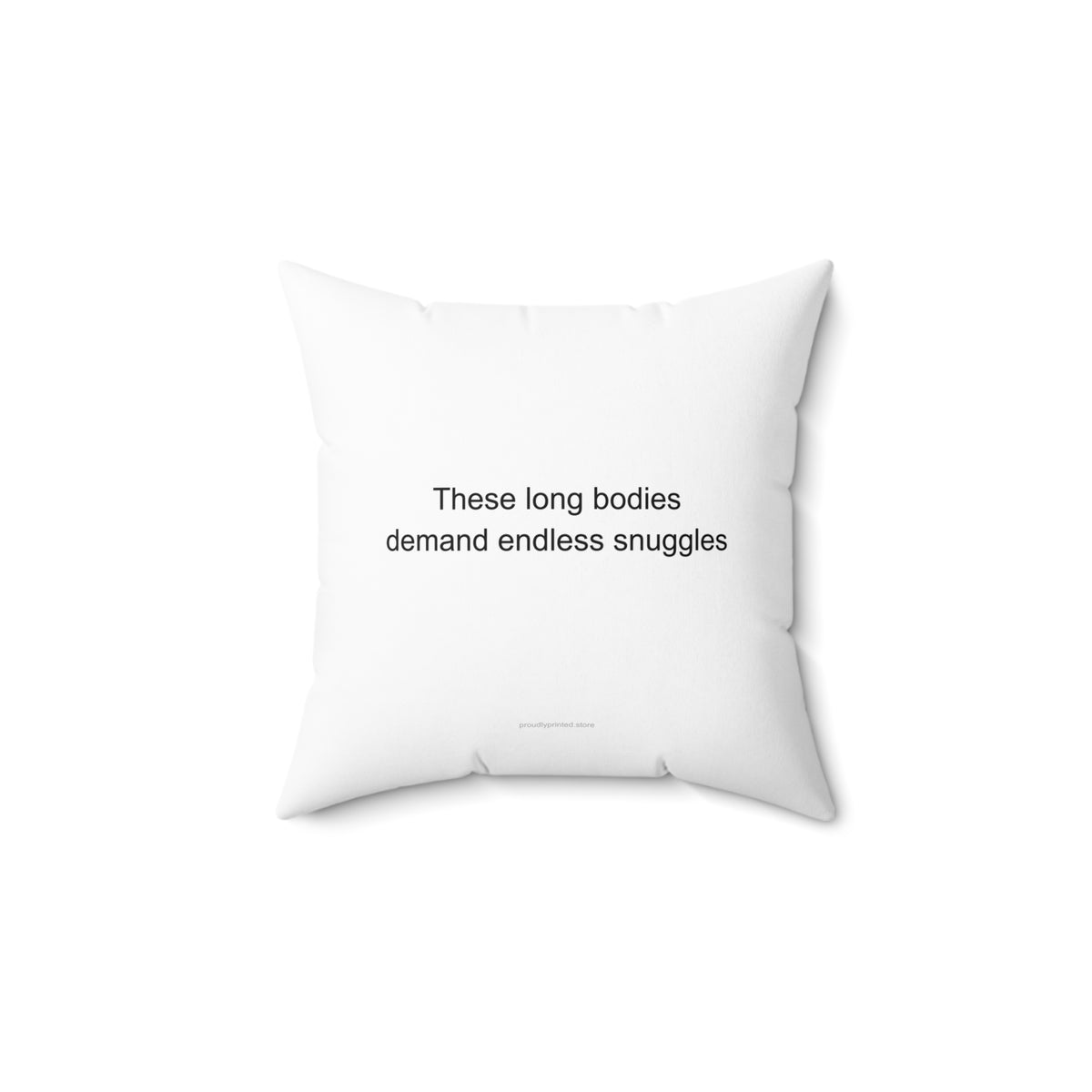 Dachshund Owner Pillow: These Long Bodies Demand Endless Snuggles