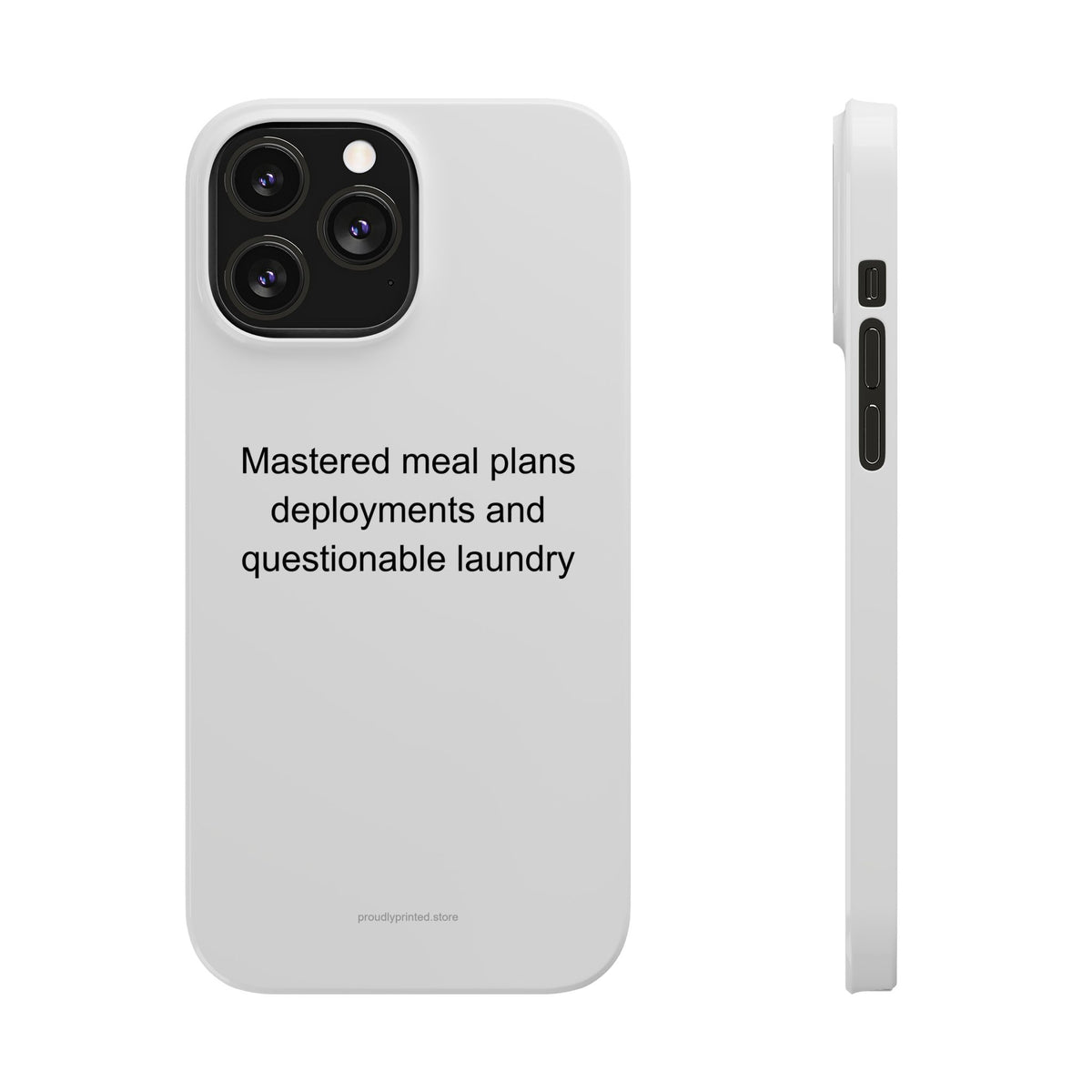 Military Spouse Phone Case - Deployment Survival Humor Gift