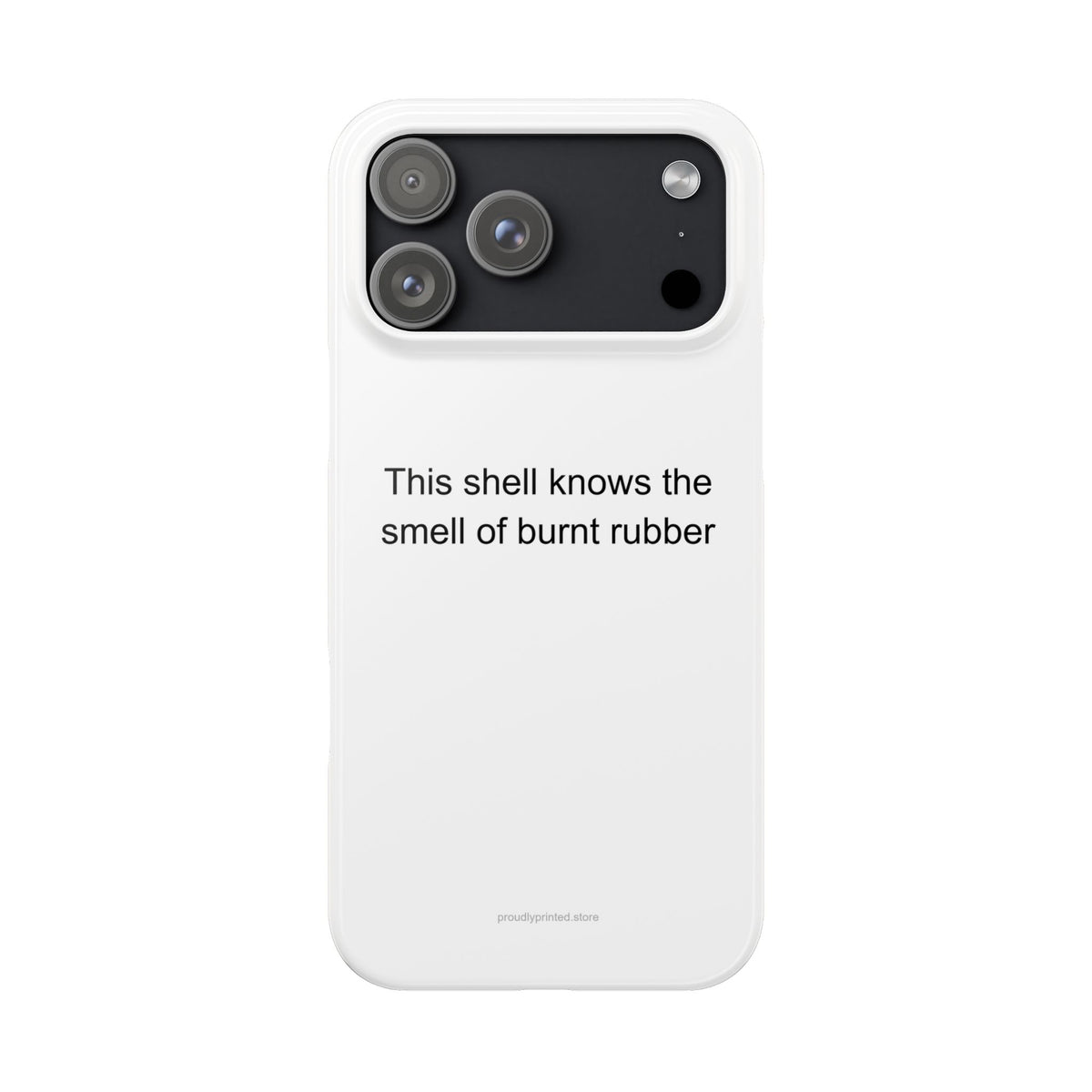 EMT Phone Case - Dark Humor Gift for Paramedics, Burnt Rubber Slogan