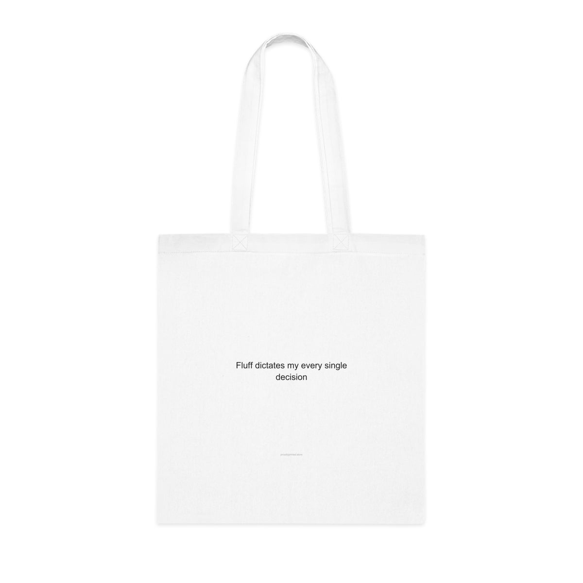 Cocker Spaniel Owner Tote Bag - Fluff Dictates My Every Single Decision Gift
