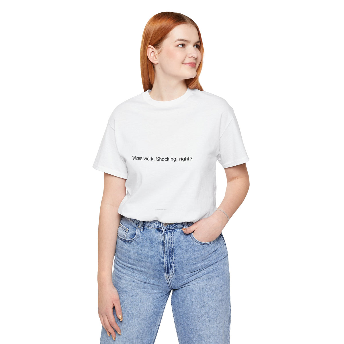 Sarcastic Electrician T-Shirt – Funny Electrical Gift for Sparky Humor