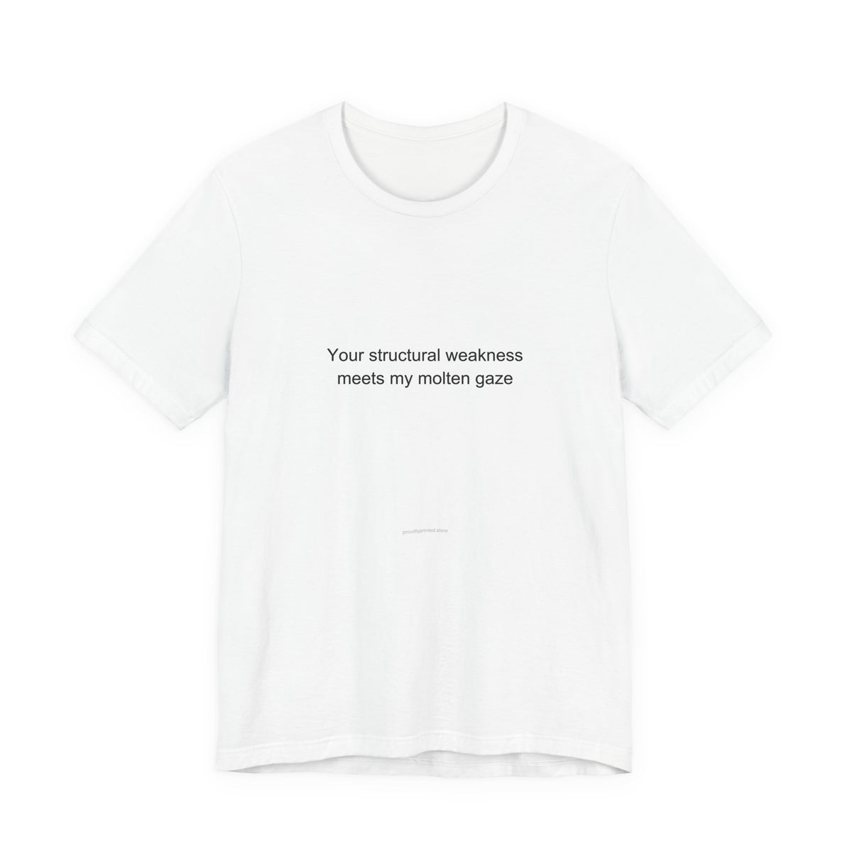 Welder T-Shirt | Structural Weakness Meets Molten Gaze | Dark Humor Gift