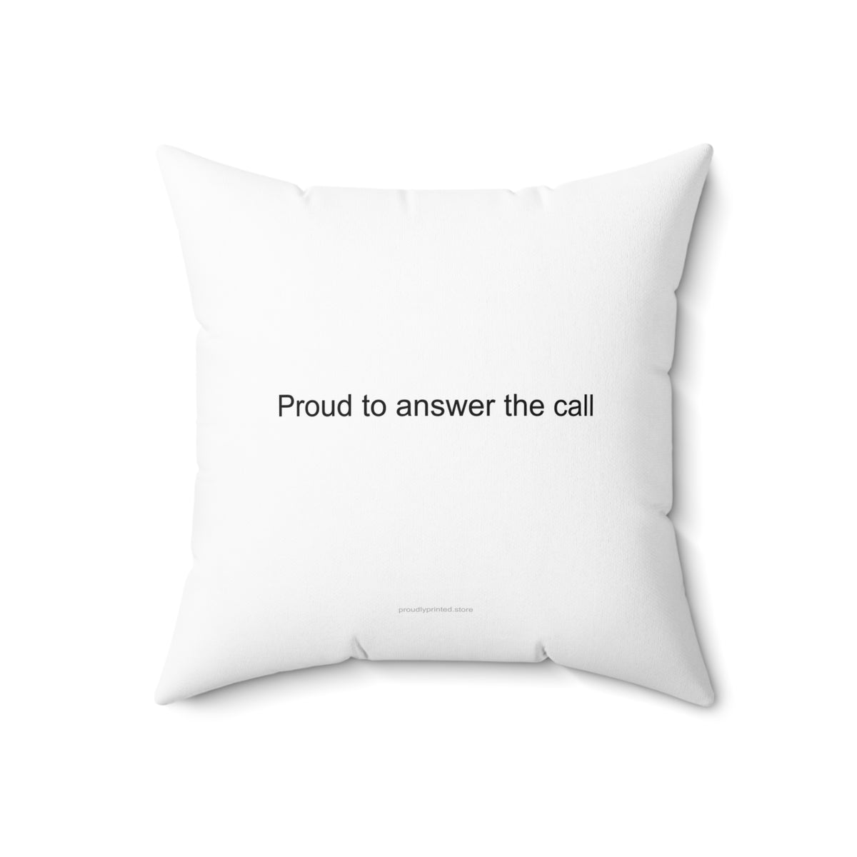 EMT Gift Pillow – Proud to Answer the Call | First Responder Throw Pillow