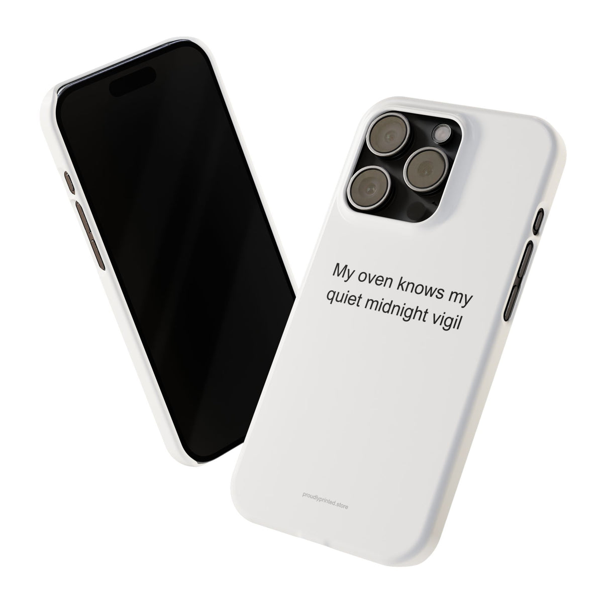 My oven knows my quiet midnight vigil - Baker Phone Case