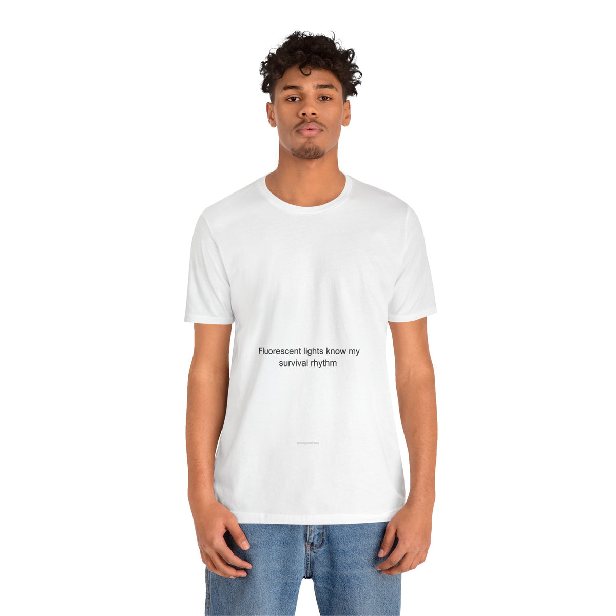 ER Nurse Pride T-Shirt – Fluorescent Lights Know My Survival Rhythm