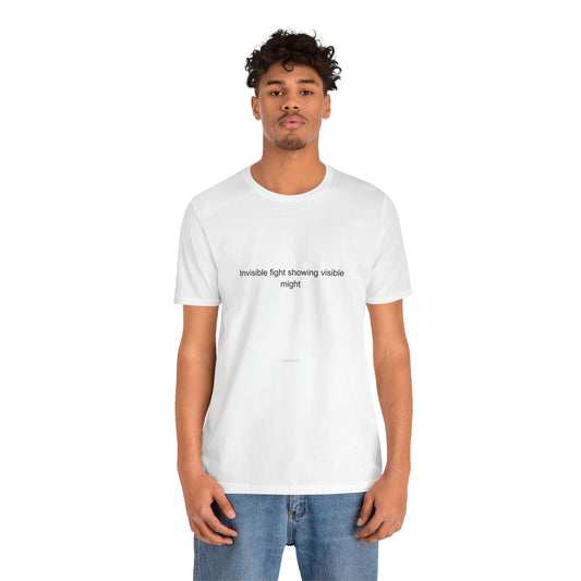 Fibromyalgia Warrior Pride T-Shirt | Invisible Fight, Visible Might