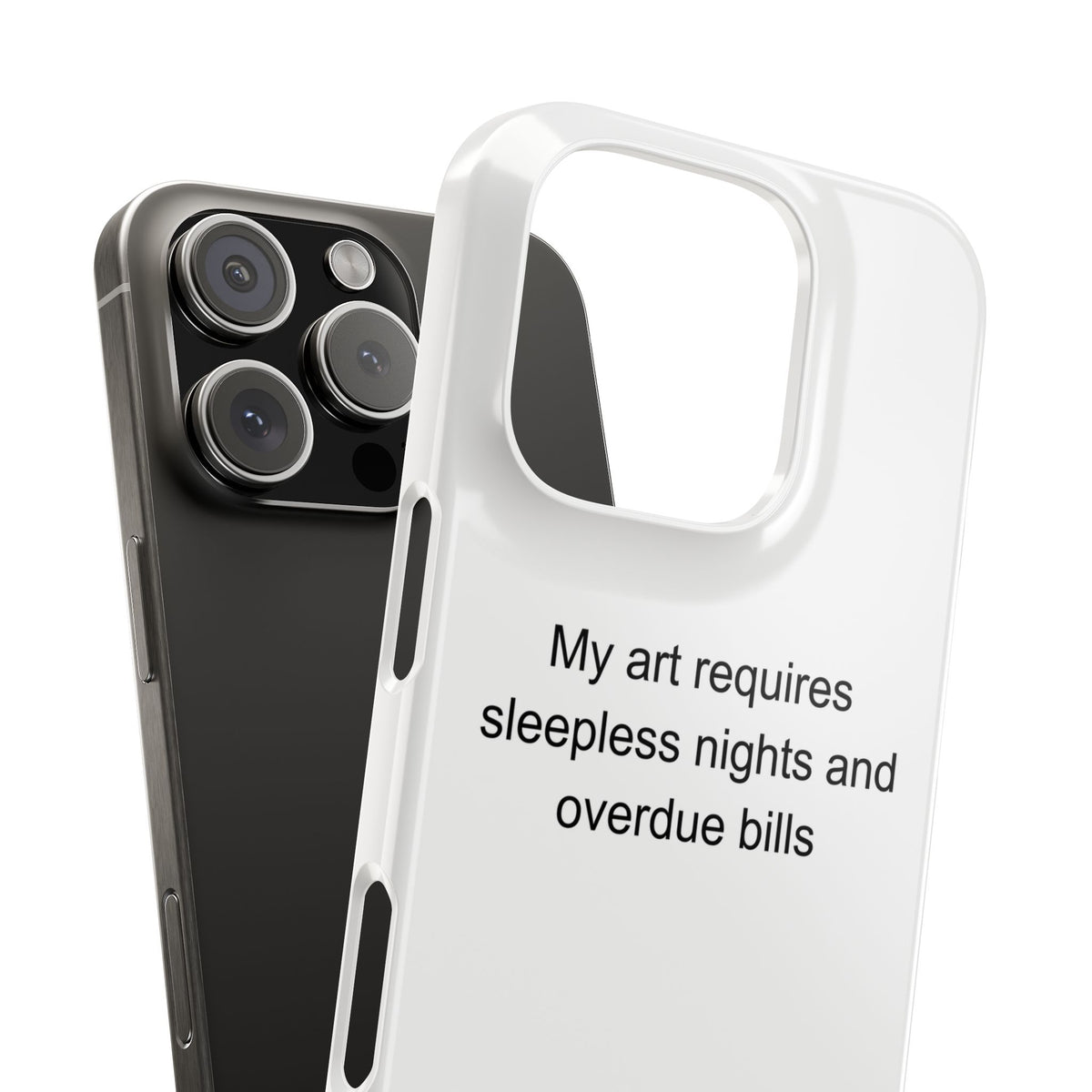 Composer Phone Case - Dark Humor Gift for Musicians, Sleepless Nights & Overdue