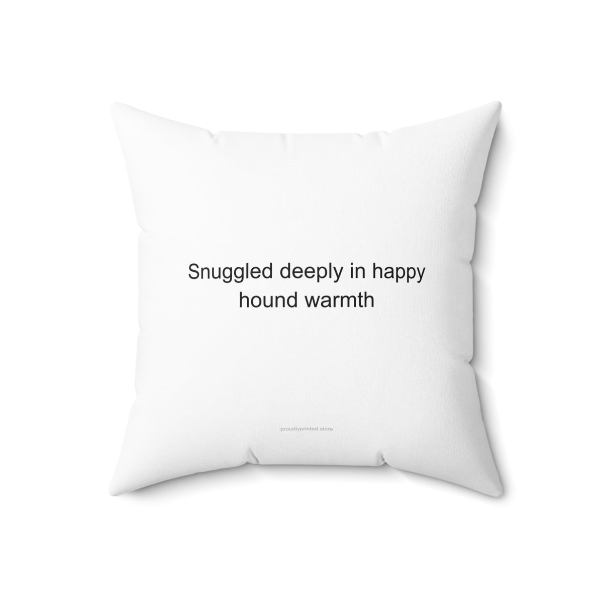 Heartfelt Labrador Owner Pillow – Snuggled Deep in Happy Hound Warmth