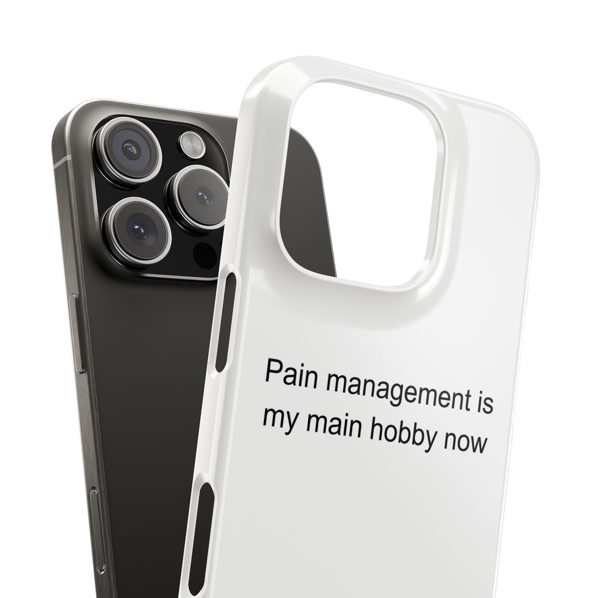 Rare Disease Warrior Dark Humor Phone Case – Pain Management Hobby