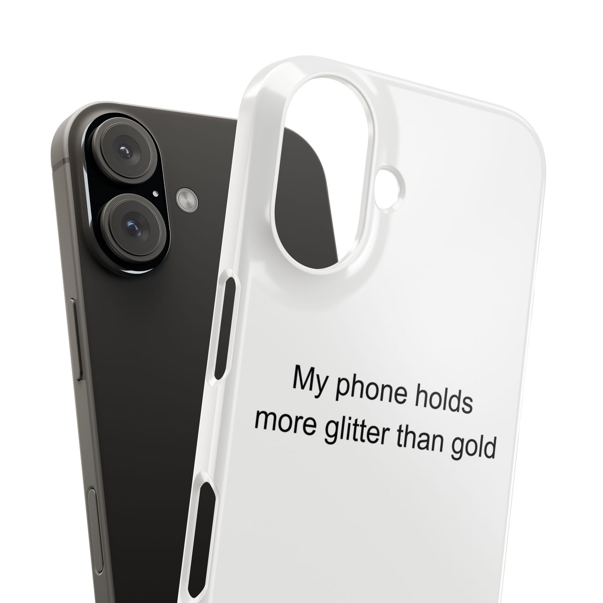 Sarcastic Kindergarten Teacher Phone Case – Glitter & Gold Slogan