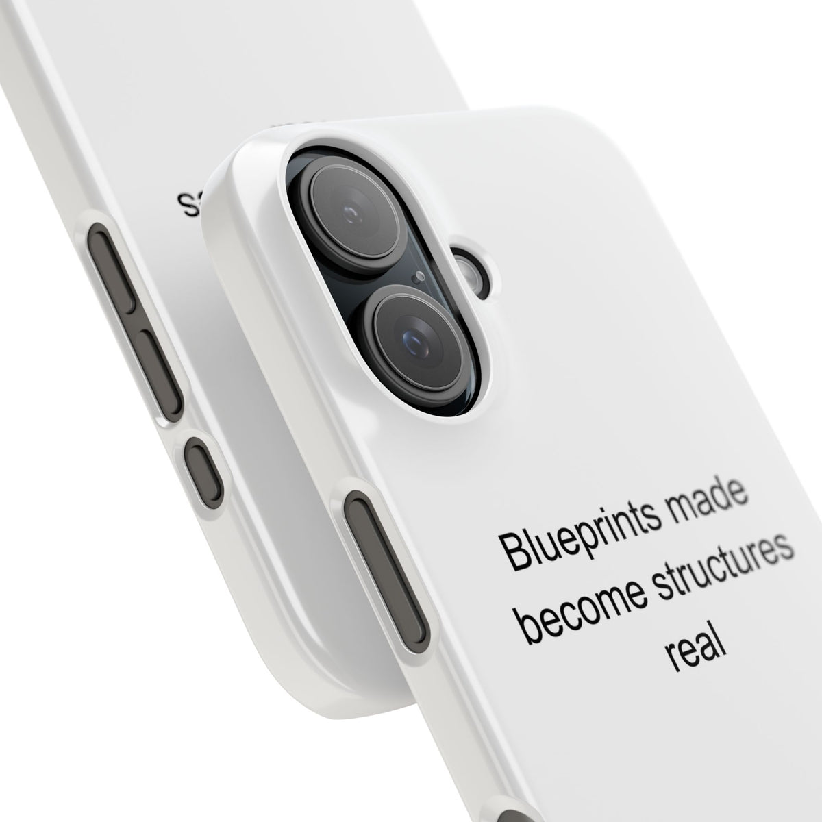 Motivational Builder Phone Case – Blueprints to Reality
