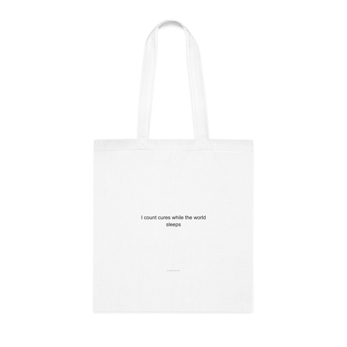Pharmacist Pride Tote Bag – I Count Cures While the World Sleeps