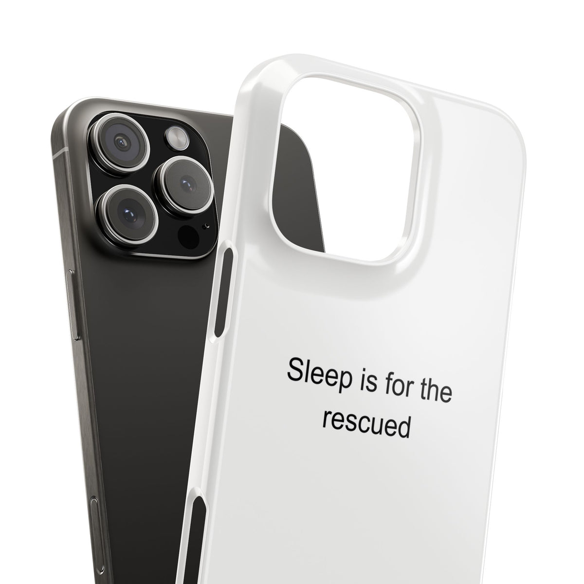 Coast Guard Phone Case – Sleep Is for the Rescued Dark Humor