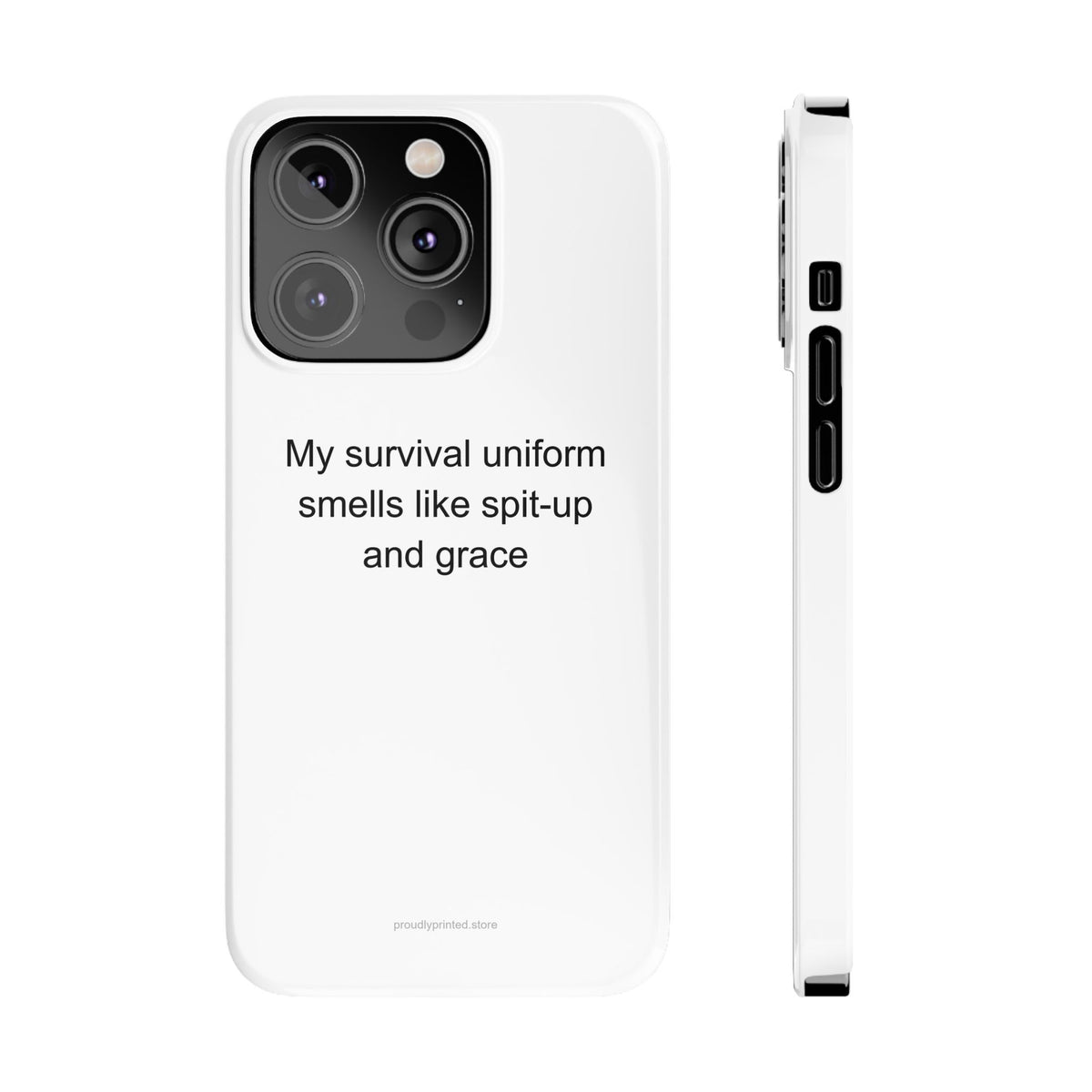 Sleep Deprived Parent Phone Case – Spit-Up & Grace Survival Uniform