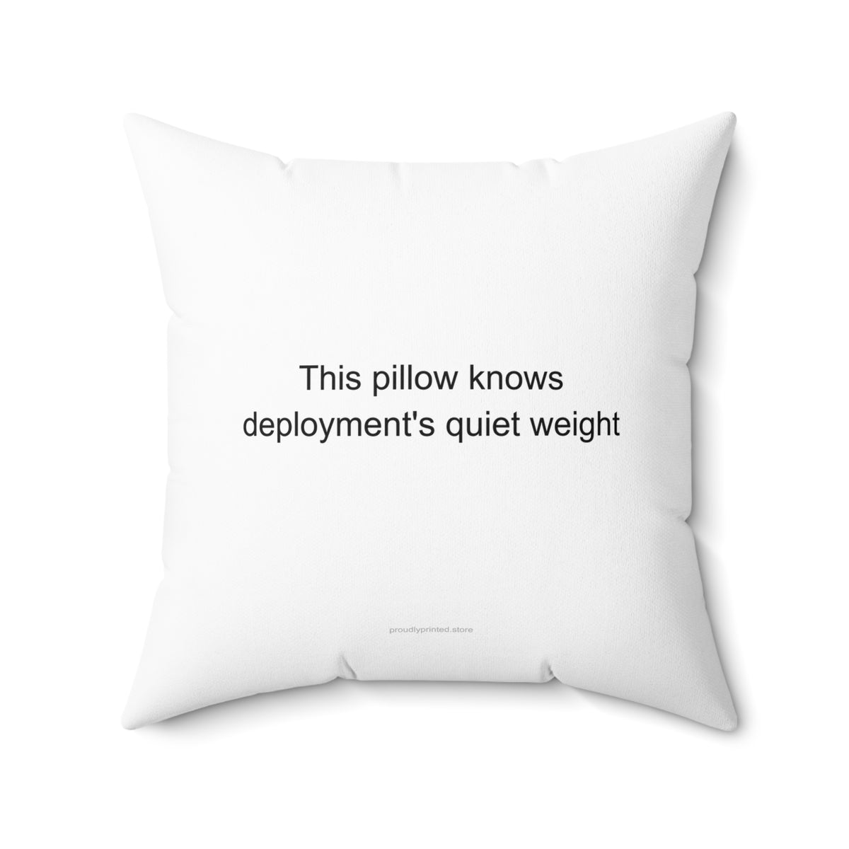 Military Dad Deployment Pillow – Dark Humor Gift for Veteran Fathers