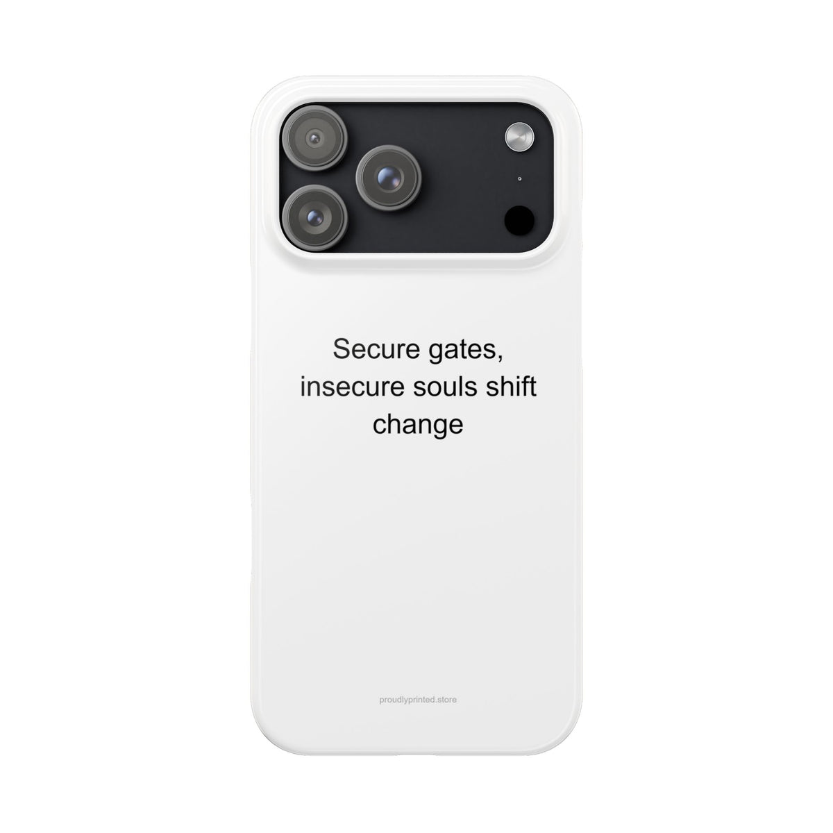 Correctional Officer Phone Case – Secure Gates, Insecure Souls Shift Change