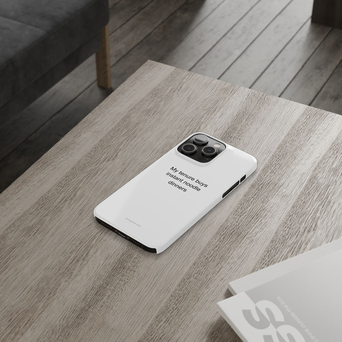 Sarcastic History Teacher Phone Case - Tenure & Instant Noodle Humor