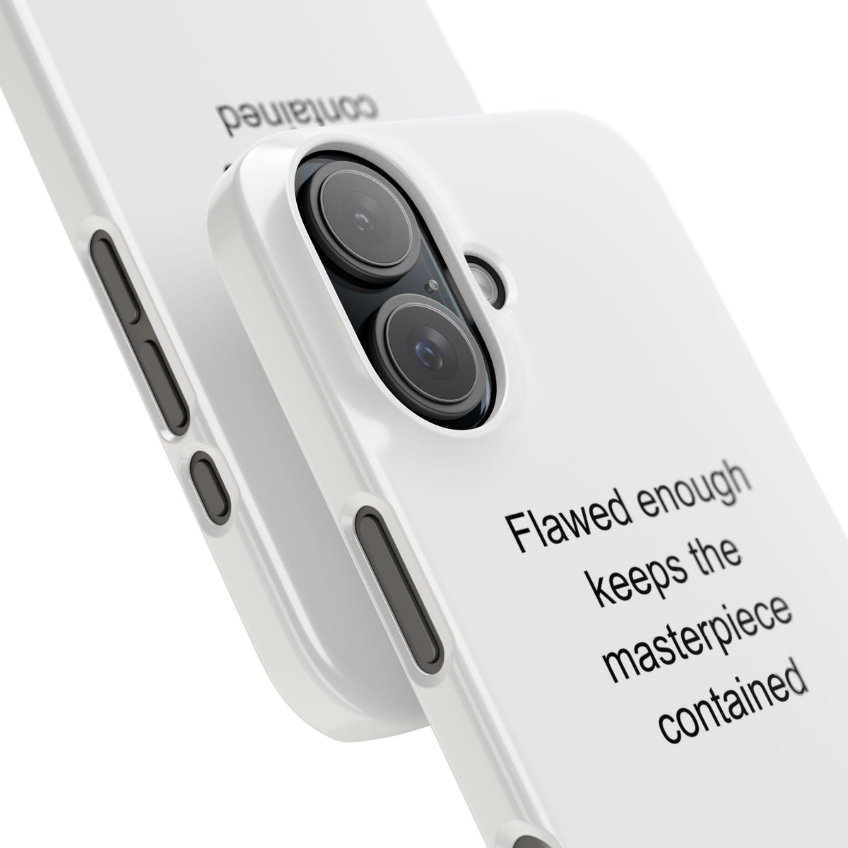 Recovering Perfectionist Phone Case – Dark Humor Flawed Enough Keeps Masterpiece