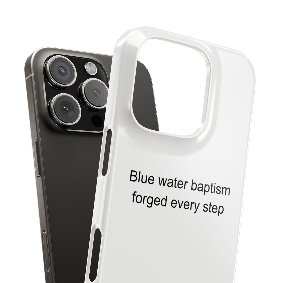 Navy Veteran Blue Water Baptism Phone Case – Pride Gift