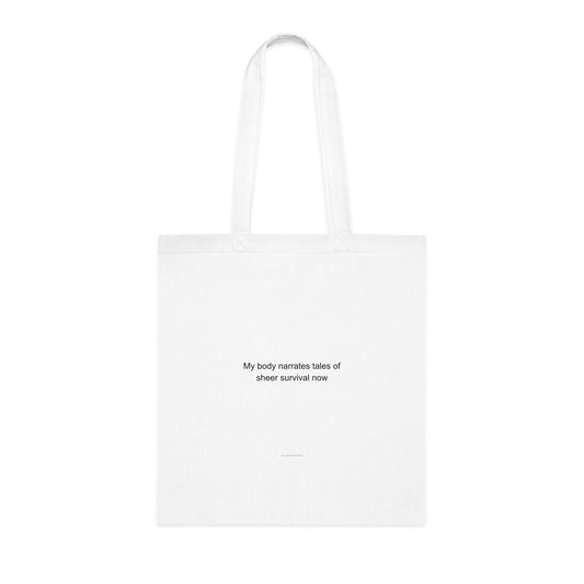 Chronic Pain Warrior Tote Bag - Survival Pride Gift for Strong Survivors