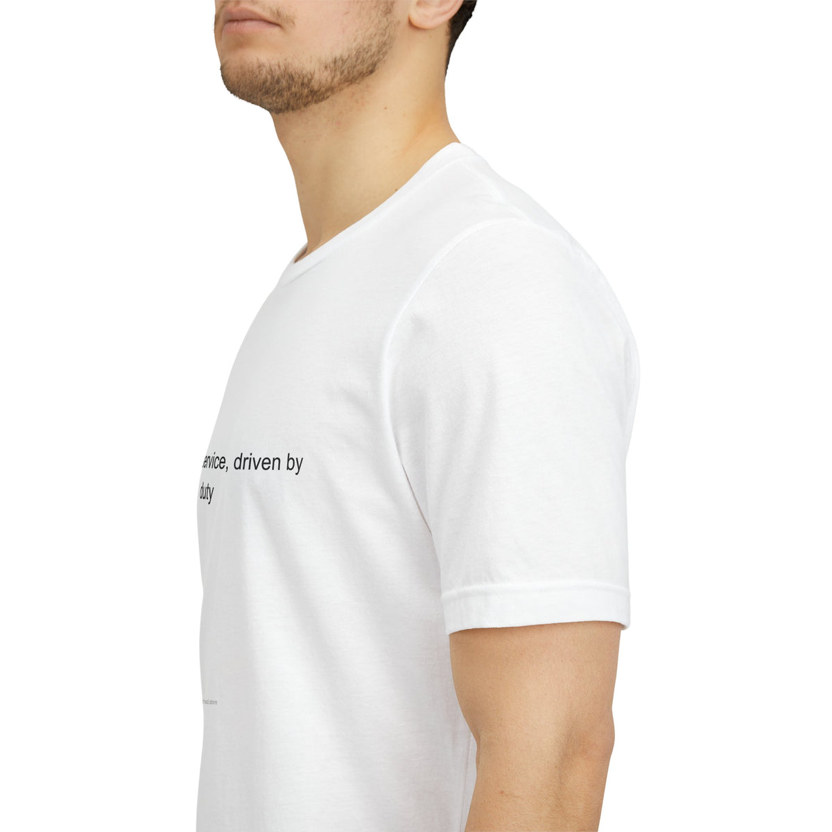 Motivational Marine Veteran T-Shirt - Forged by Service, Driven by Duty