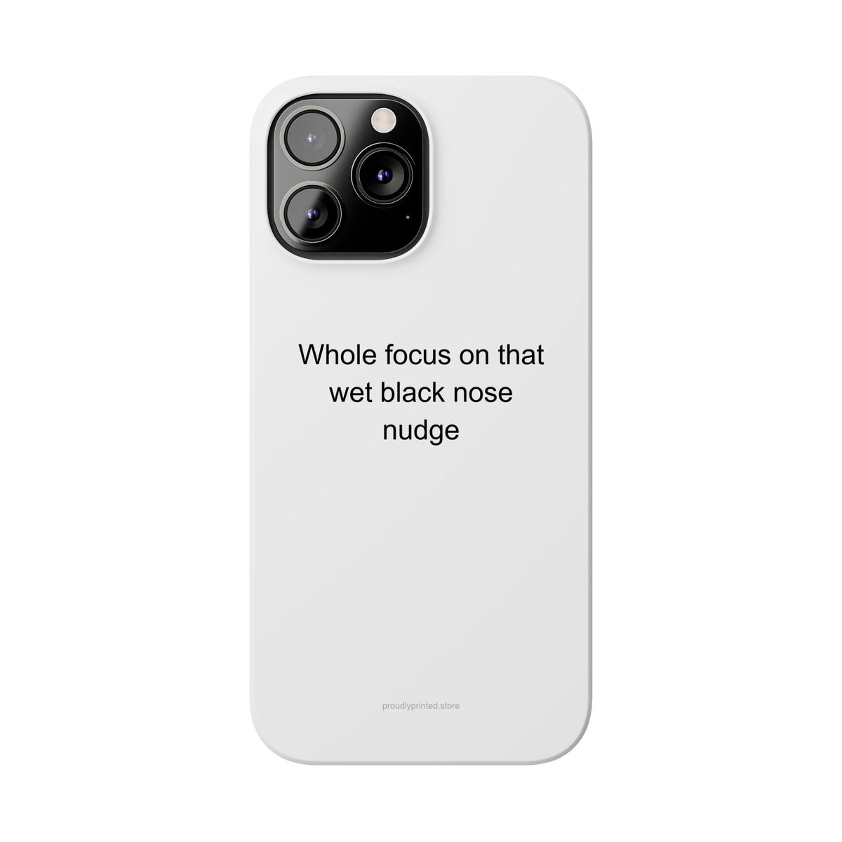 German Shepherd Owner Phone Case – Wet Nose Nudge Design