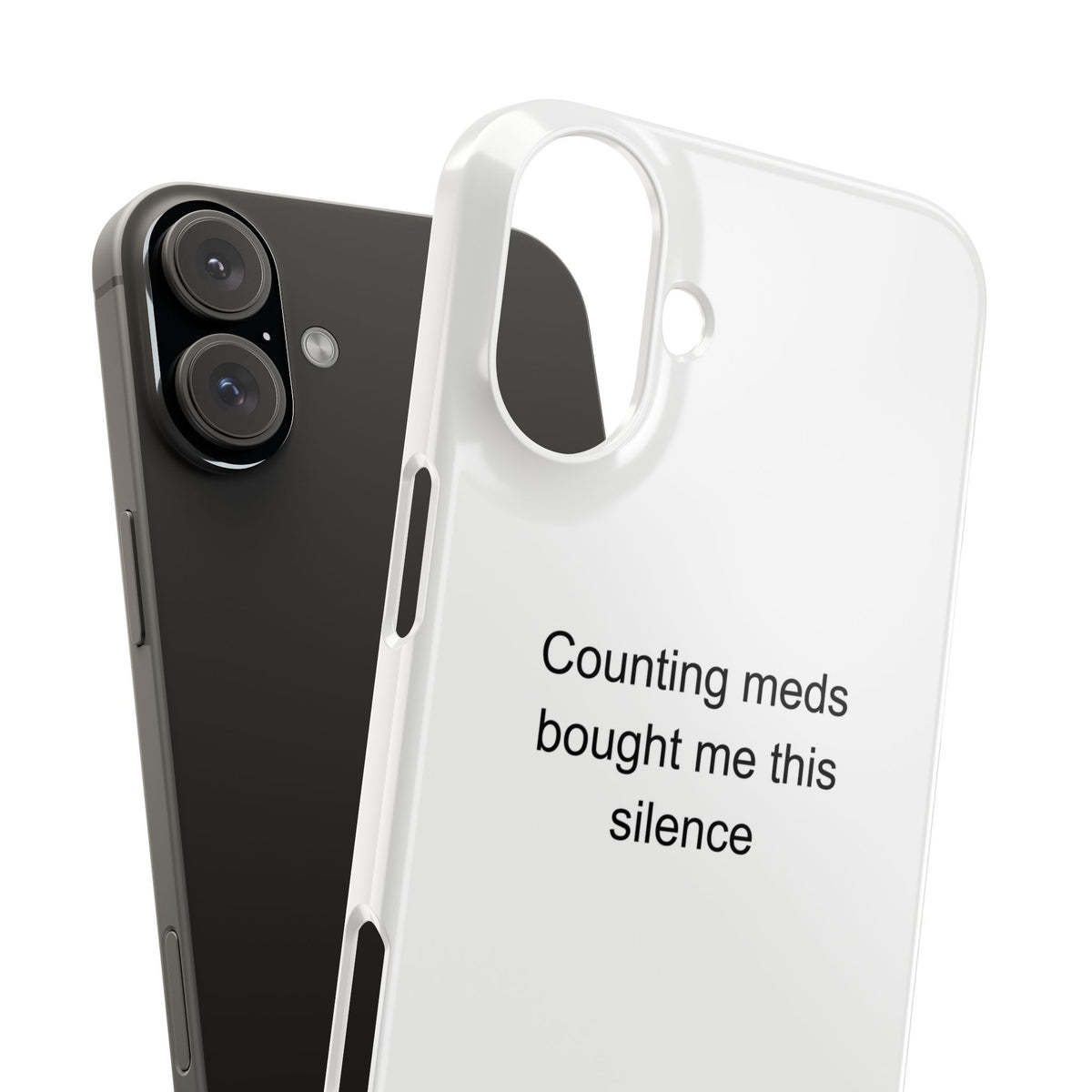 Sarcastic Pharmacy Tech Phone Case – Counting Meds Bought Me This Silence
