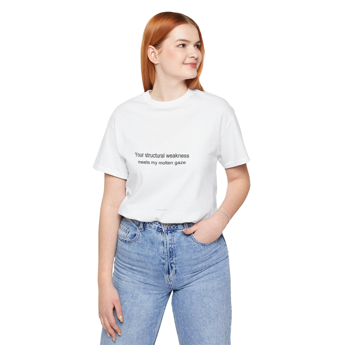 Welder T-Shirt | Structural Weakness Meets Molten Gaze | Dark Humor Gift