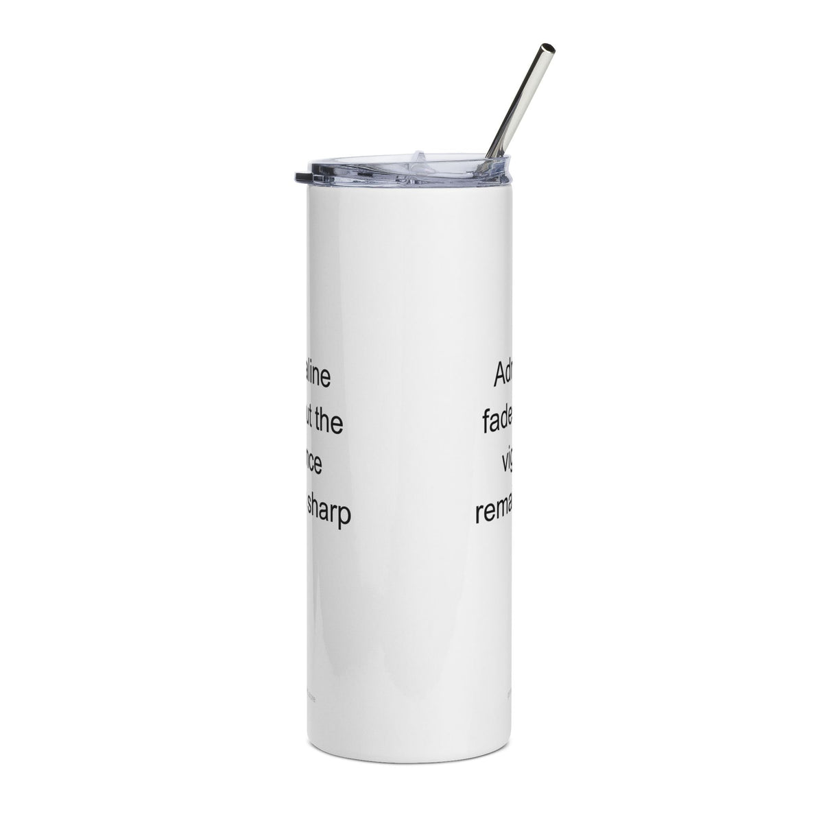 ICU Nurse Tumbler – Adrenaline Fades, Vigilance Remains Sharp Insulated Cup