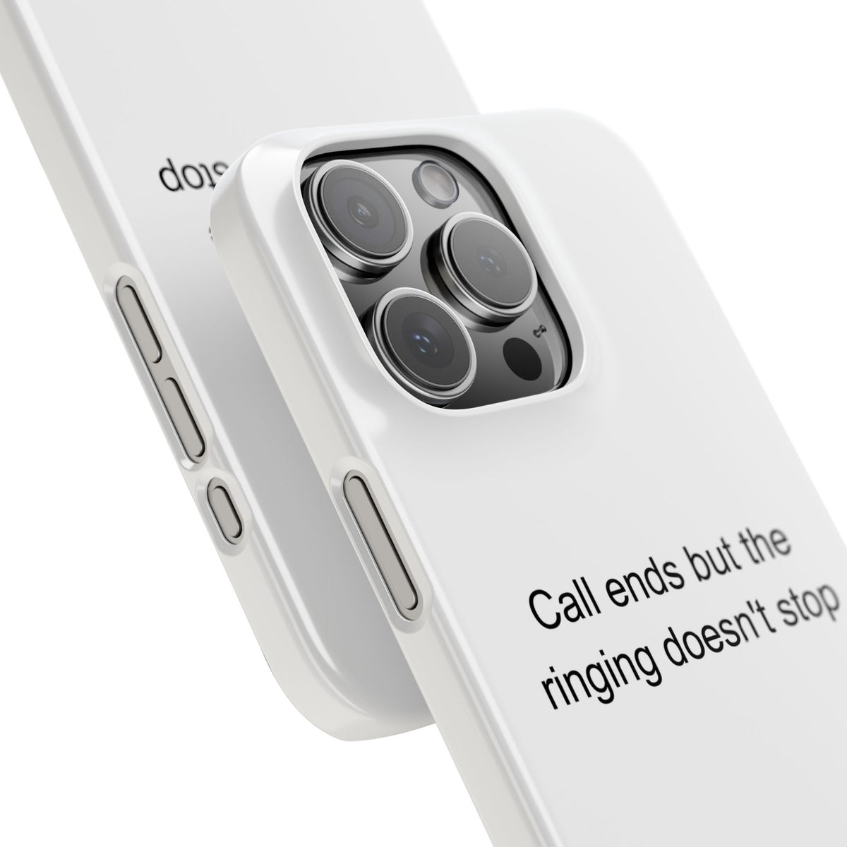 Paramedic Dark Humor Phone Case – 'Call Ends But The Ringing Doesn't Stop'