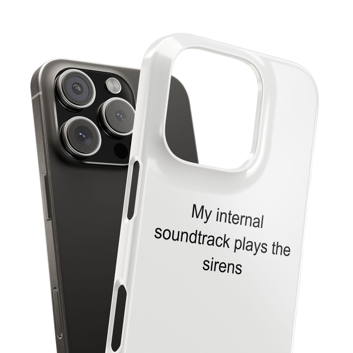 Anxiety Warrior Phone Case - Internal Soundtrack Sirens Humor