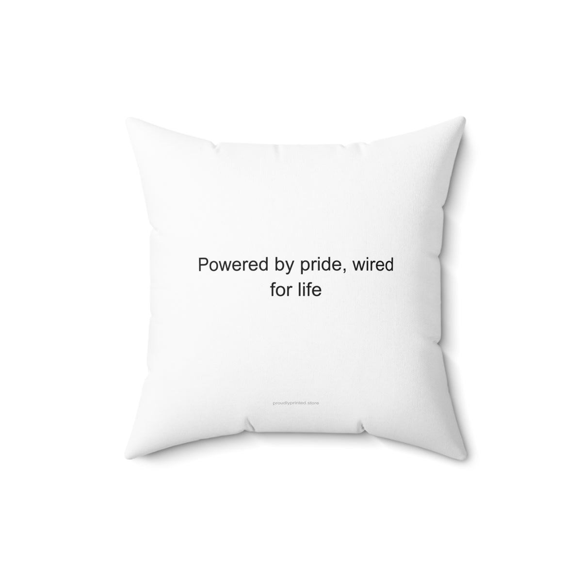 Electrician Pride Throw Pillow - Powered by Pride, Wired for Life