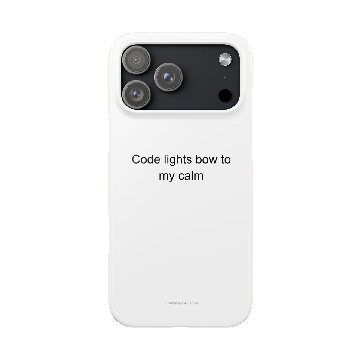 ER Doctor Phone Case – 'Code Lights Bow to My Calm' Pride Gift
