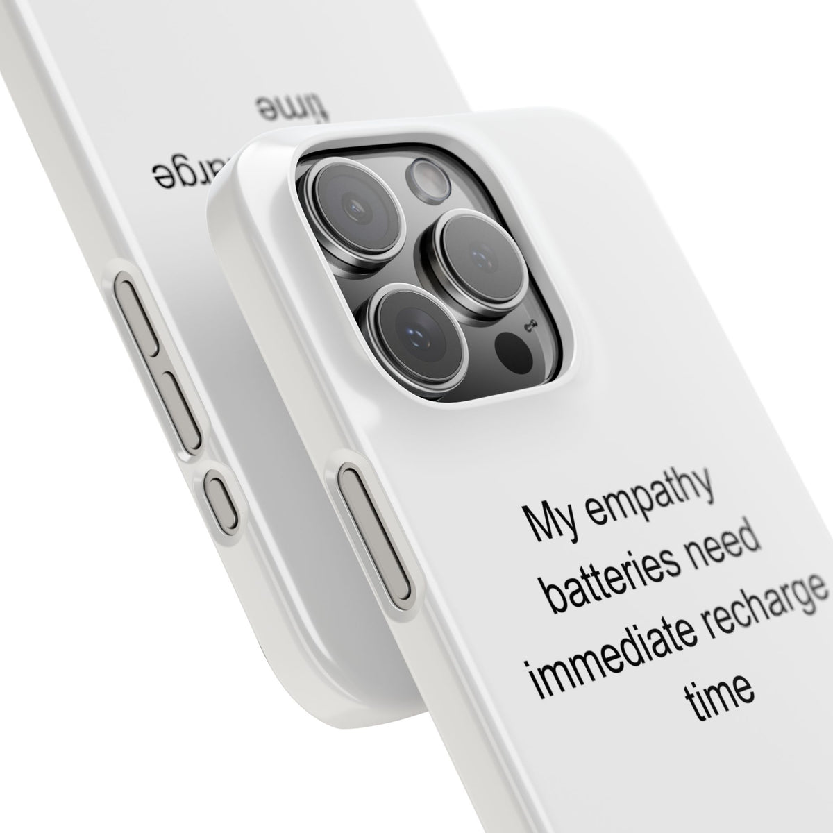 Psychologist Phone Case - Dark Humor Empathy Battery Recharge Gift