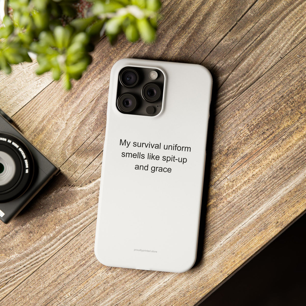 Sleep Deprived Parent Phone Case – Spit-Up & Grace Survival Uniform
