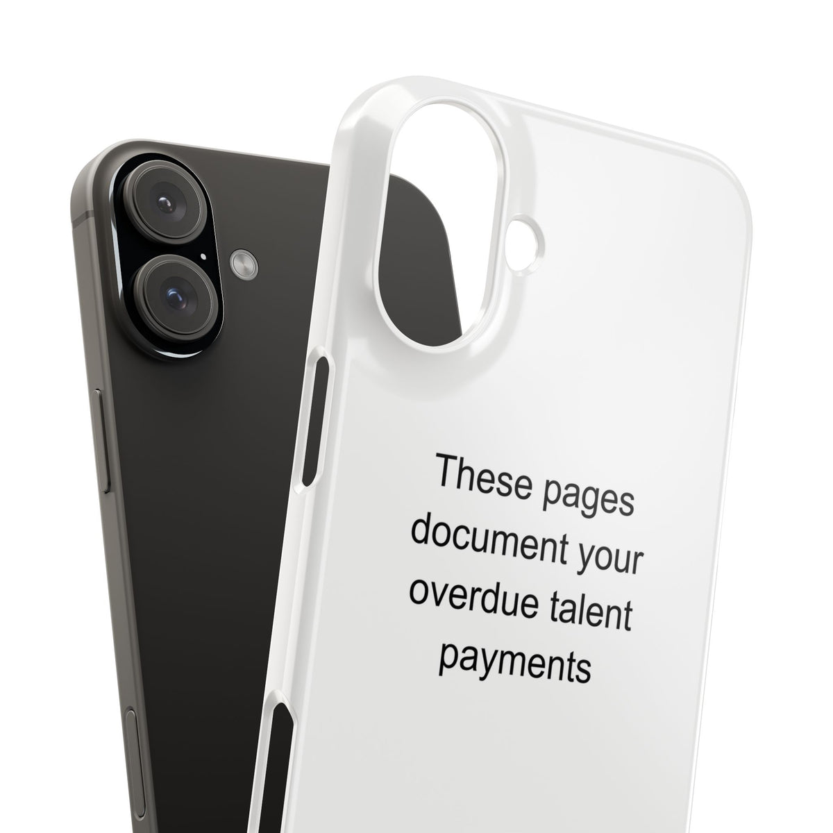 Vocal Coach Dark Humor Phone Case - Underpaid Talent Payment Tracker