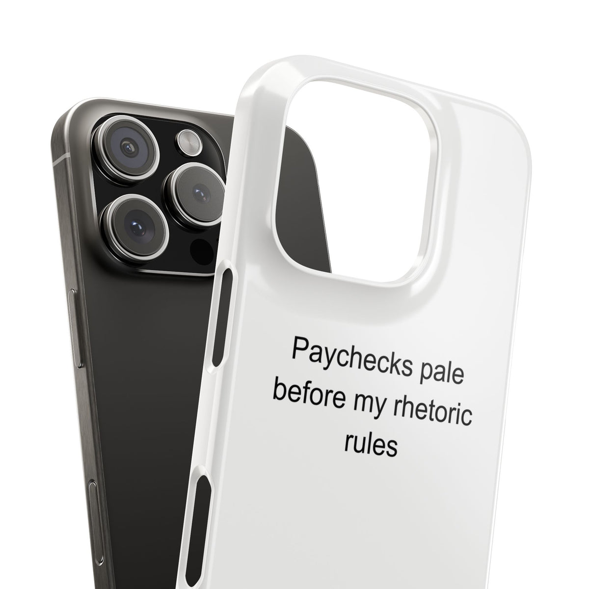 Sarcastic English Teacher Phone Case - Rhetoric Rules Gift