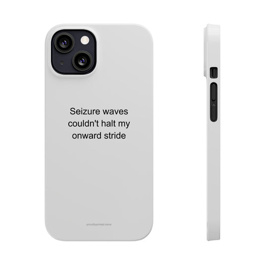 Epilepsy Warrior Phone Case – Seizure Waves Motivational Cover