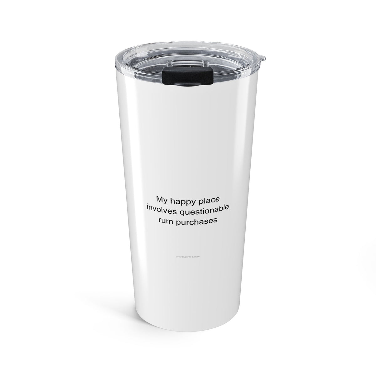 My happy place involves questionable rum purchases - Cruise Lover Tumbler
