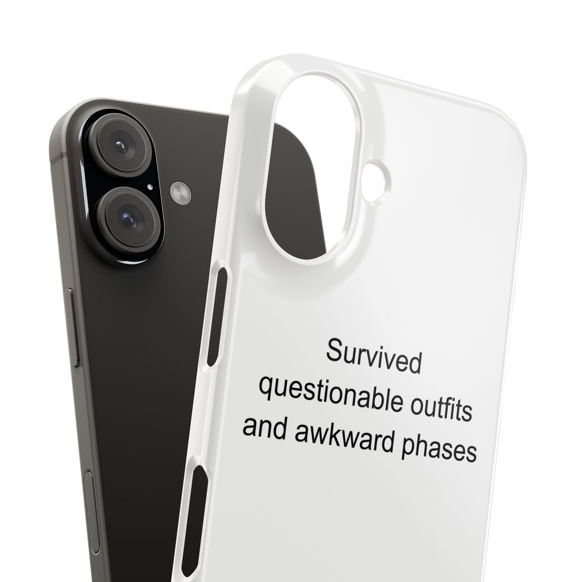Sarcastic Aunt Phone Case – Survived Questionable Outfits & Awkward Phases