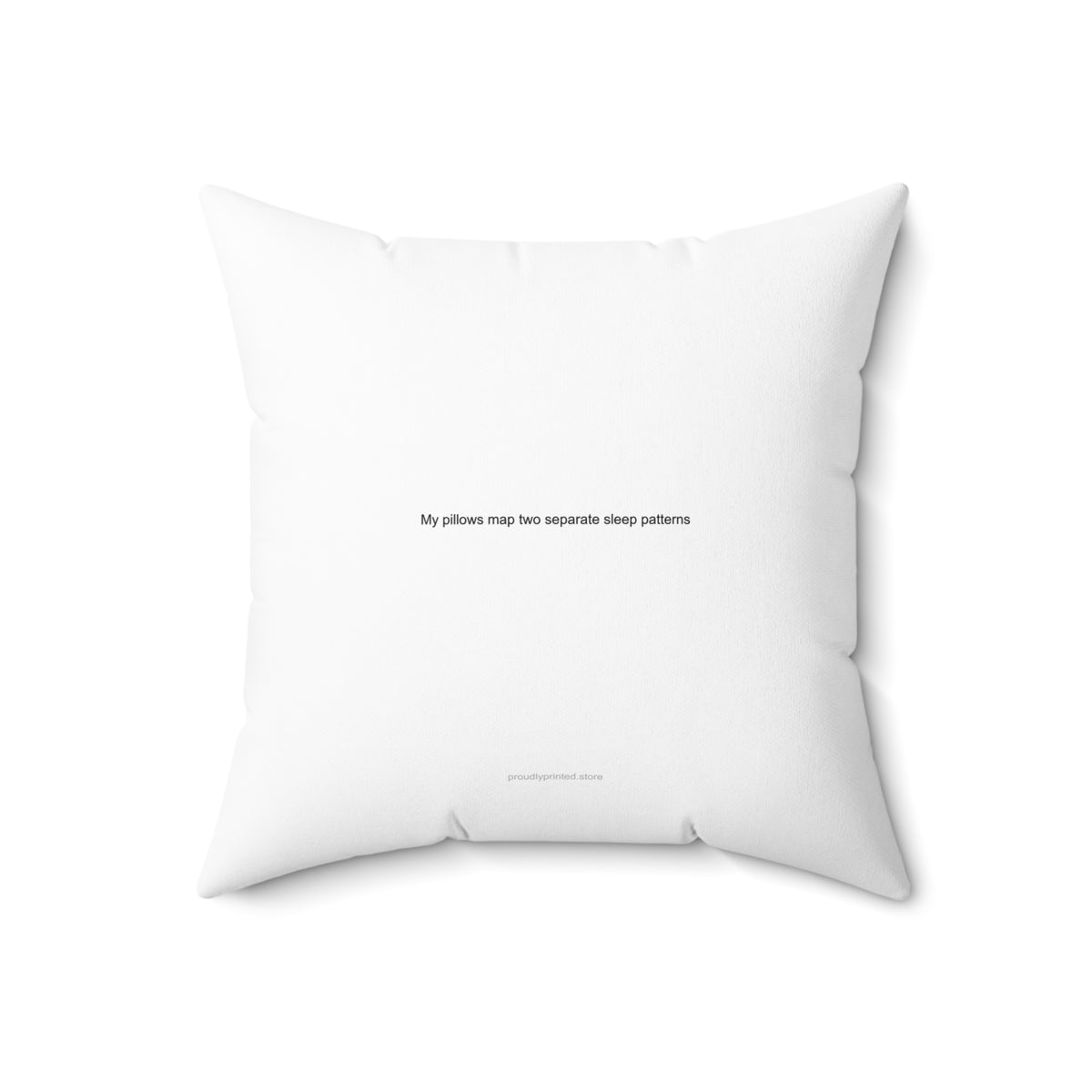 My pillows map two separate sleep patterns - Twin Parent Pillow