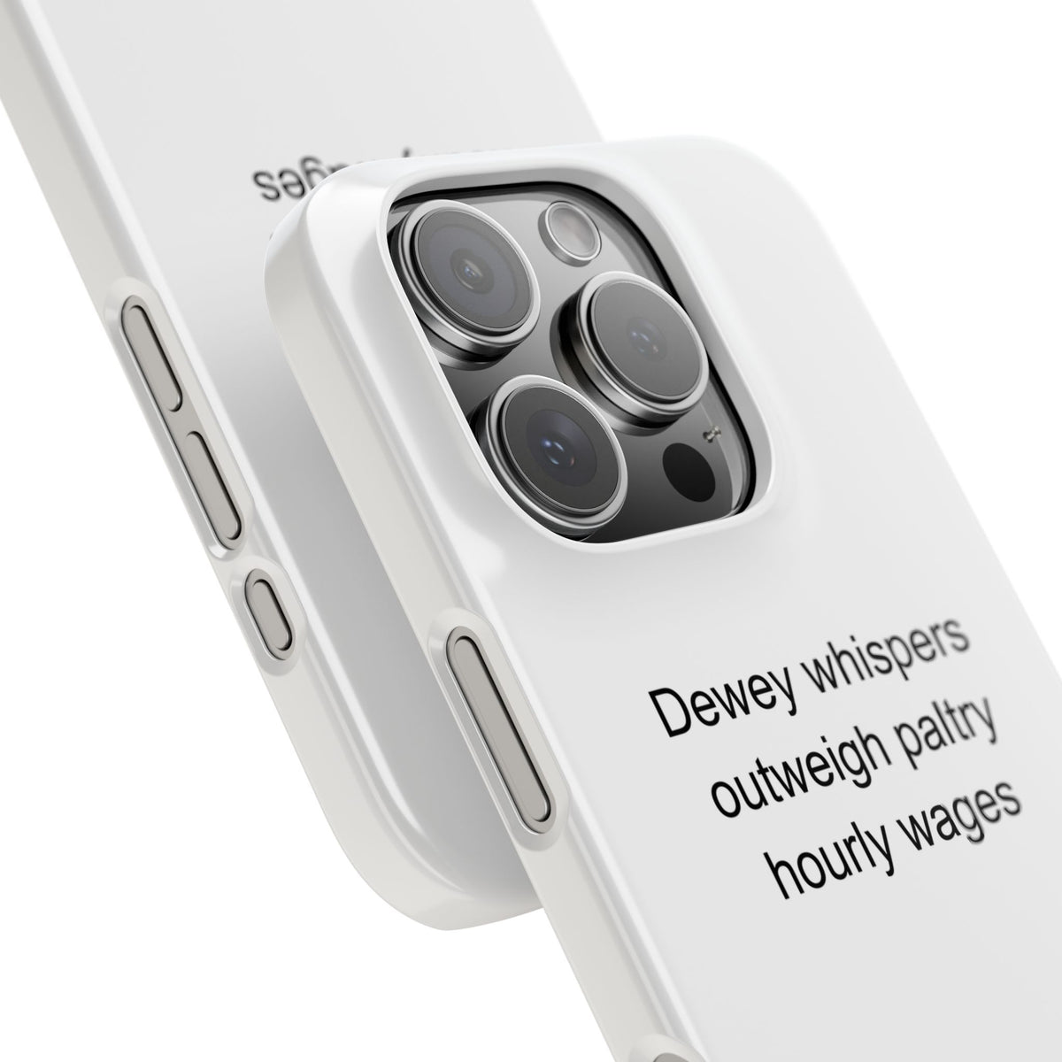 School Librarian Phone Case: Dewey Whispers Outweigh Paltry Hourly Wages