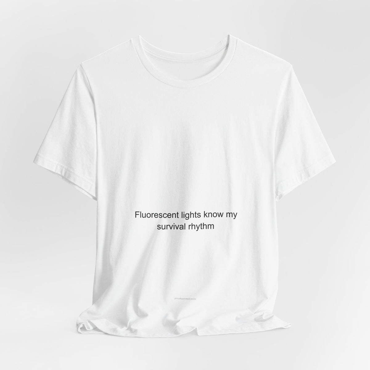 ER Nurse Pride T-Shirt – Fluorescent Lights Know My Survival Rhythm