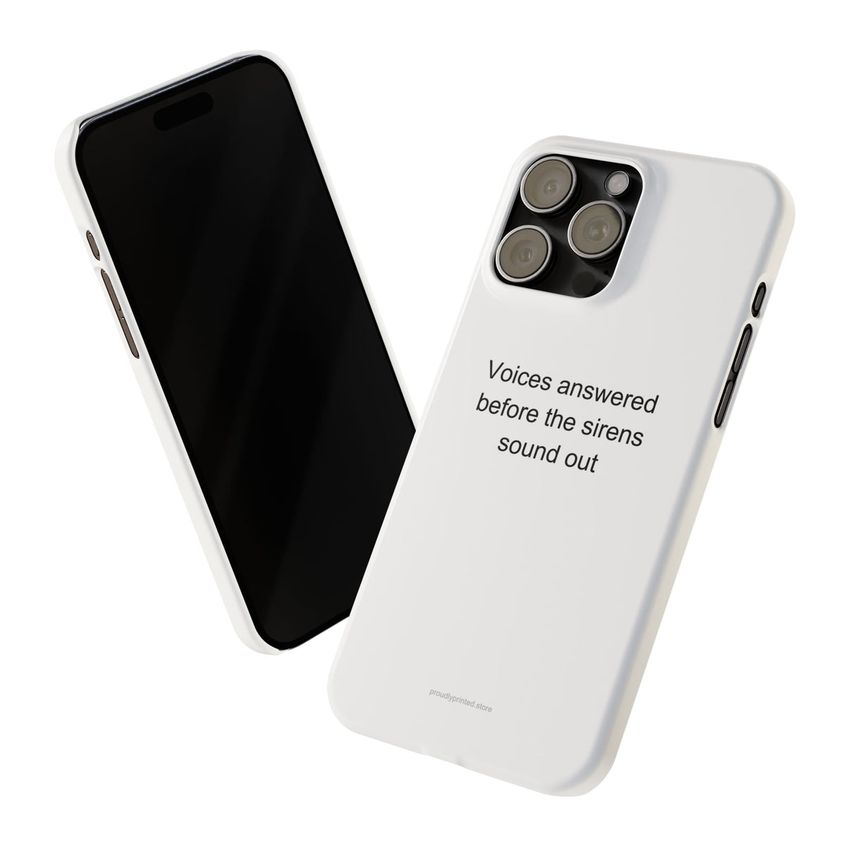 911 Dispatcher Phone Case - Voices Answered Before the Sirens Sound Out