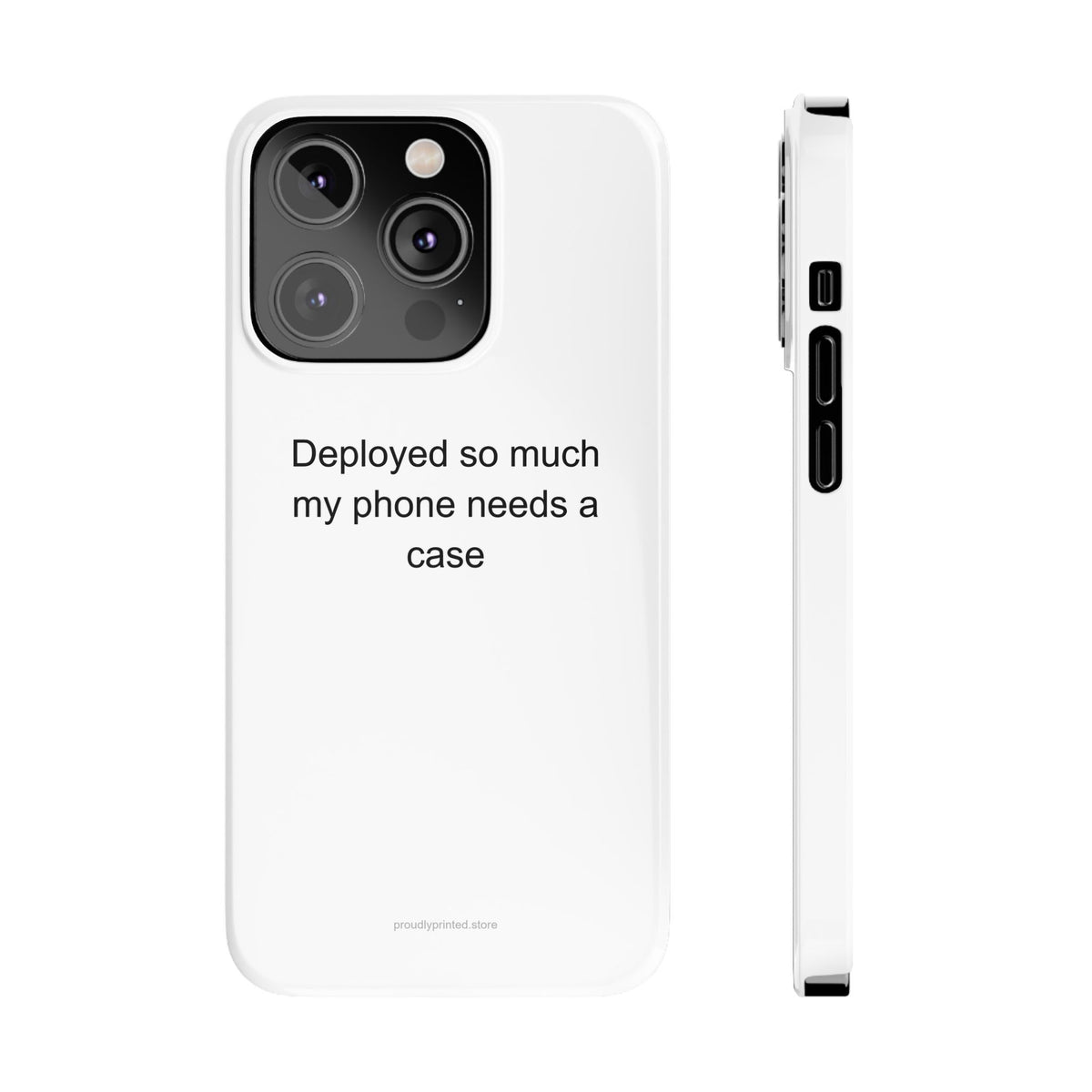 Air Force Veteran Phone Case – Deployed So Much My Phone Needs a Case