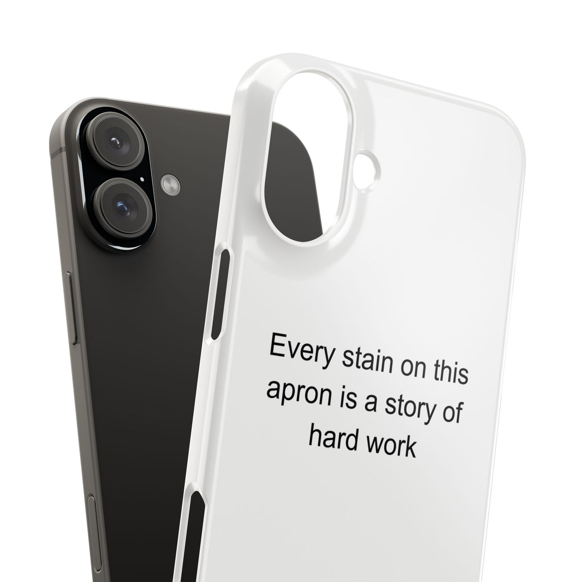 Agricultural Worker Motivational Phone Case - Every Stain Tells a Story of Hard