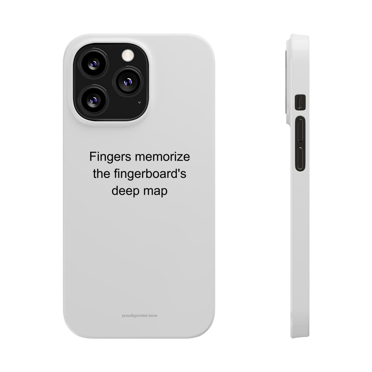 Cellist Phone Case – Fingers Memorize the Fingerboard's Deep Map
