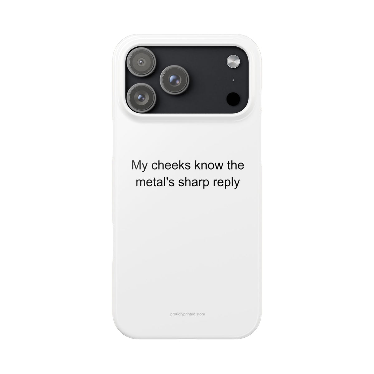 Trumpet Player Phone Case - Dark Humor Gift for Musicians