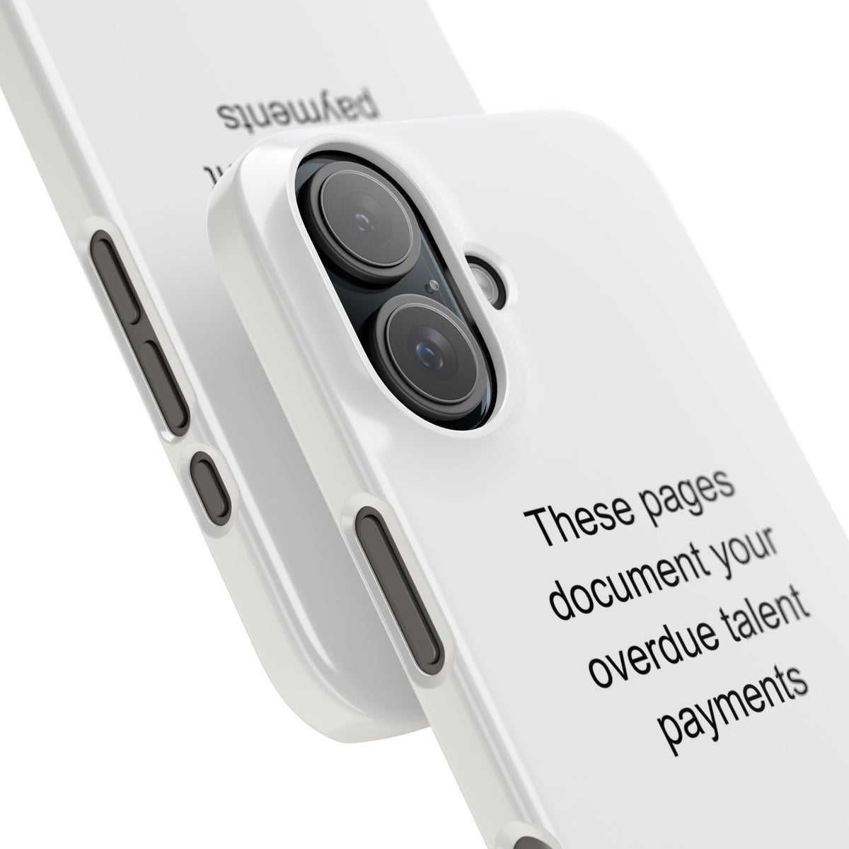 Vocal Coach Dark Humor Phone Case - Underpaid Talent Payment Tracker